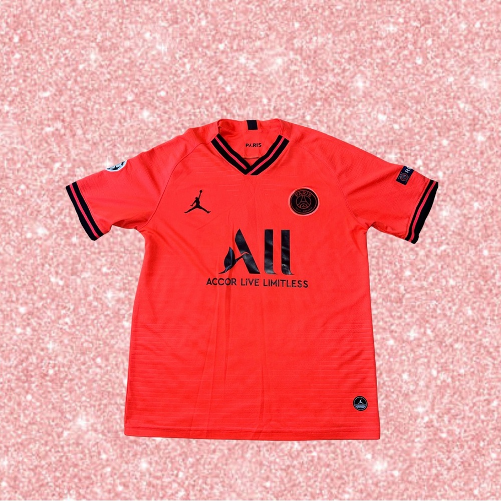 Jordan Men's Red and Black Jersey